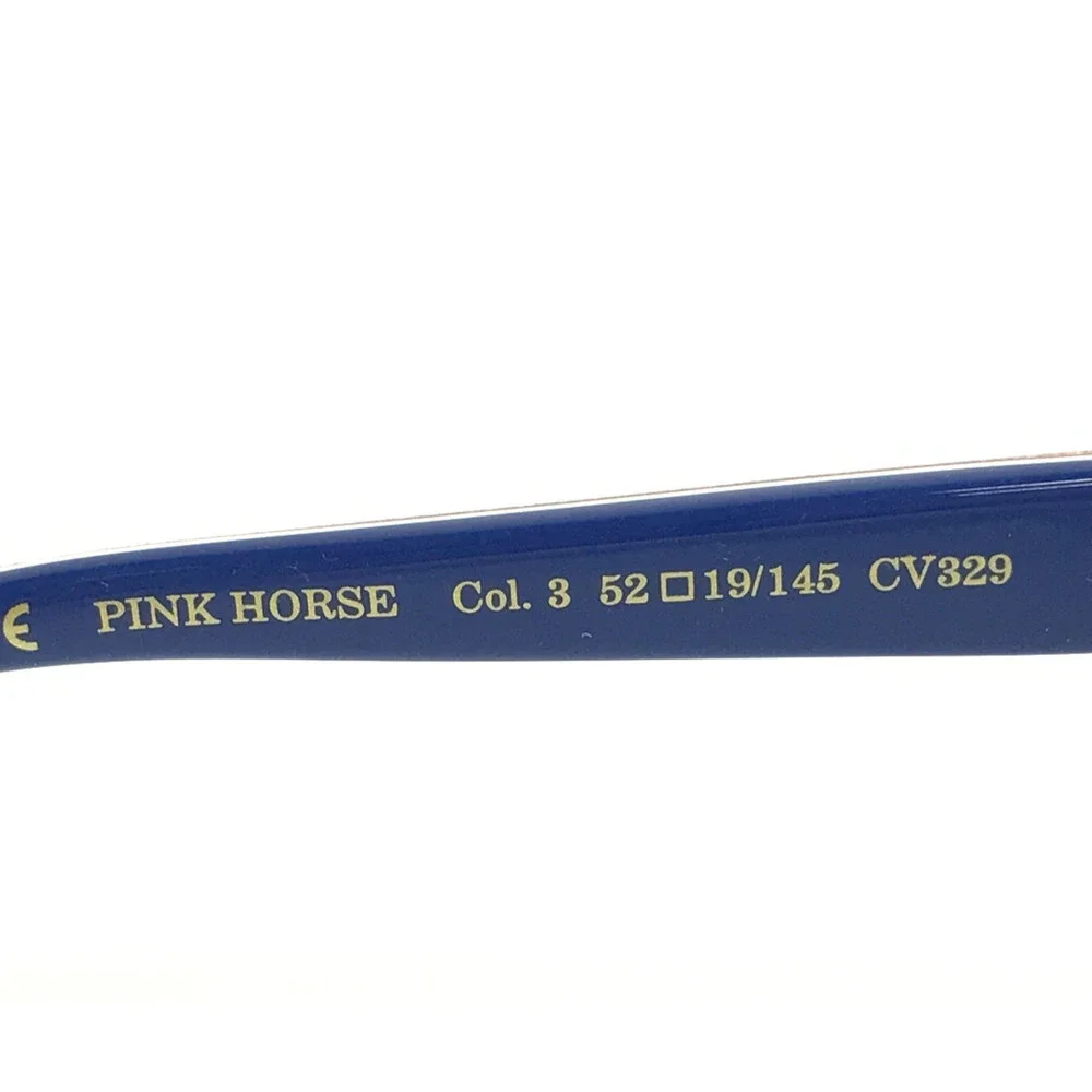 CCS by Coco Song Eyeglasses Frames PINK HORSE Col. 3 Blue Red Cat Eye 52-19-145